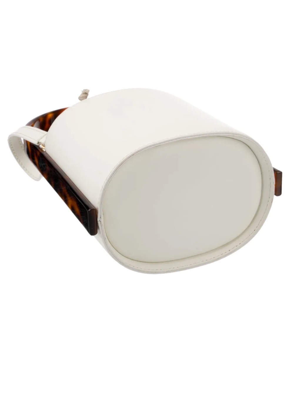 Staud Cream Bucket Bag with Tortoiseshell Handle - Picture 5 of 6